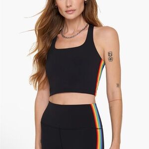 Spiritual Gangster Rainbow Shakti Set (leggings + crop top) | Size: Small | NWT